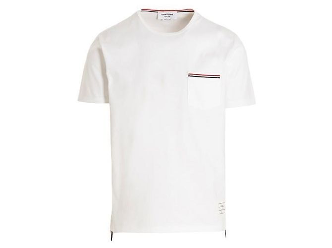 Thom Browne Jersey-T-Shirt mit Tasche
