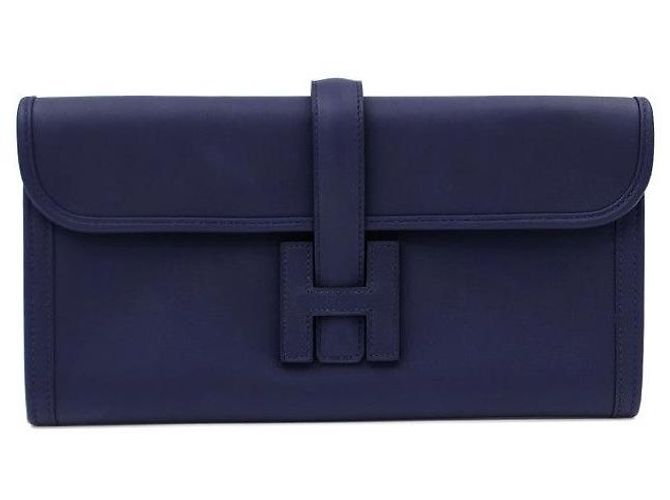 Hermès Clutch Gizeh Blu 