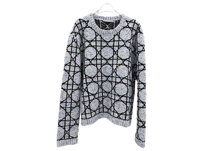 Dior Kaschmir-Jacquard-Pullover Mehrfarben 