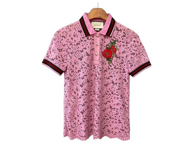 Gucci Polo à manches courtes Rose