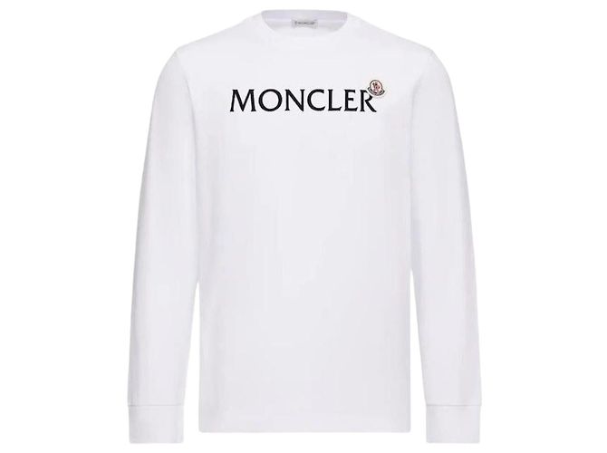 Moncler Sudadera de algodón Blanco