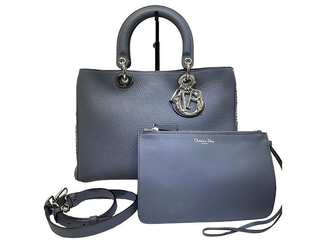 Sac cabas et épaule Diorissimo à sequins Bleu