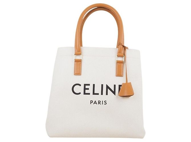 Céline Sac Cabas Horizontal Blanc