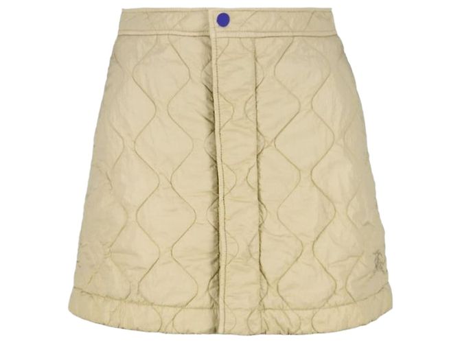 Burberry minissaia de nylon acolchoada Dourado