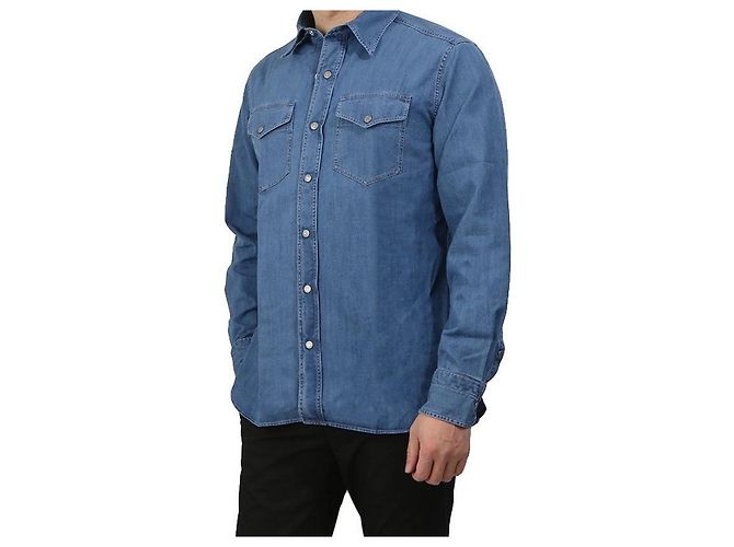 Tom Ford Blue Cloth Shirt