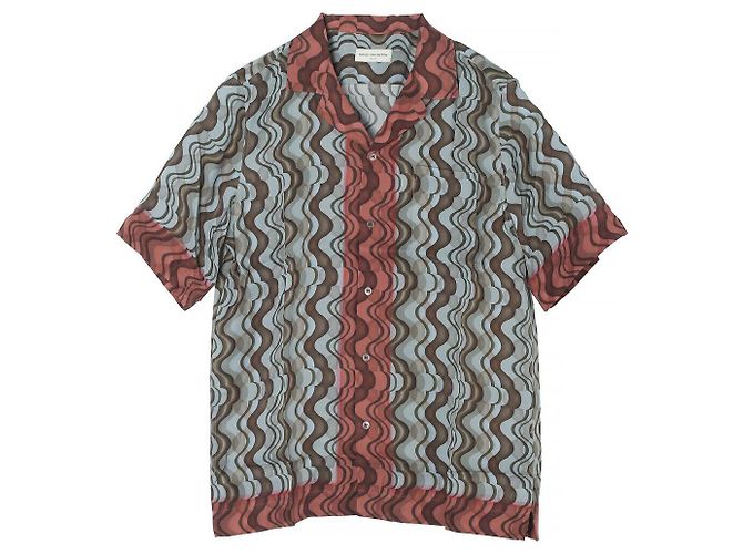 Dries Van Noten Camisa de viscose CARLTONE Castanho Marrom