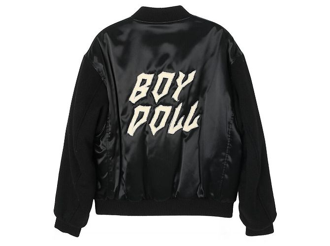 Céline Satin Nylon Teddy Jacket Black