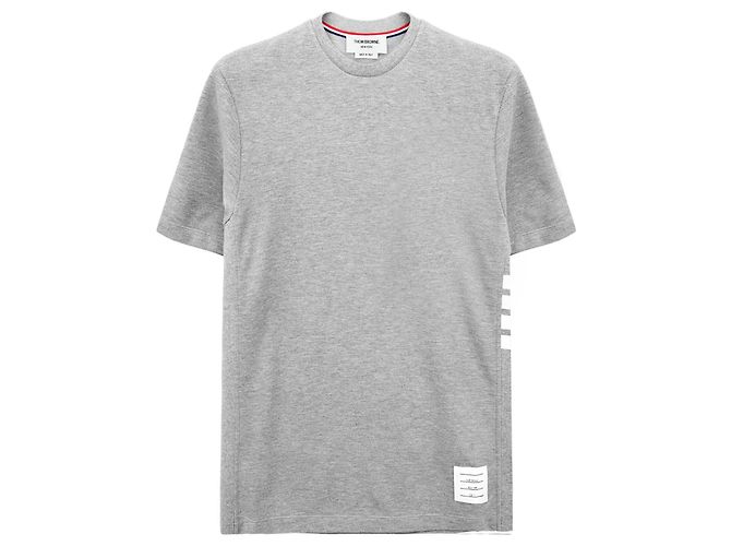 Thom Browne Side Stripe Short Sleeve T-Shirt