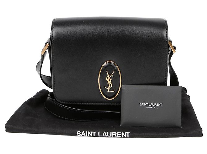 Saint Laurent Borsa a tracolla LE Saddle Small Nero