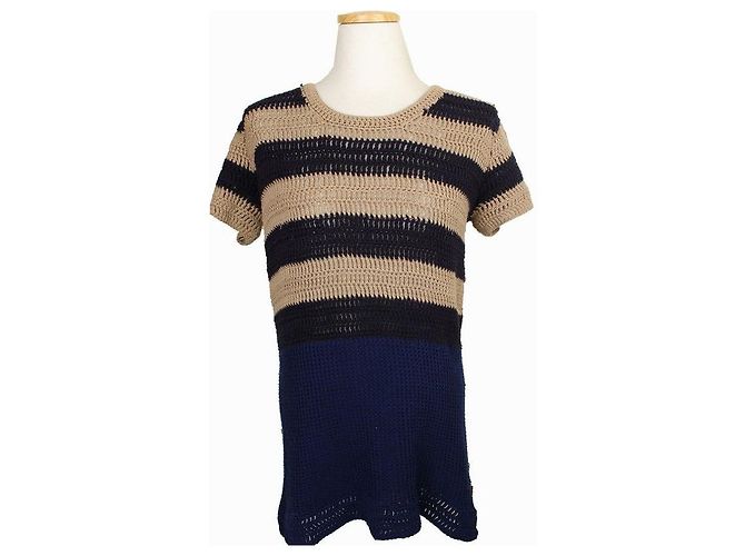 Burberry Brit Colorblock Stricktop XS Mehrfarben