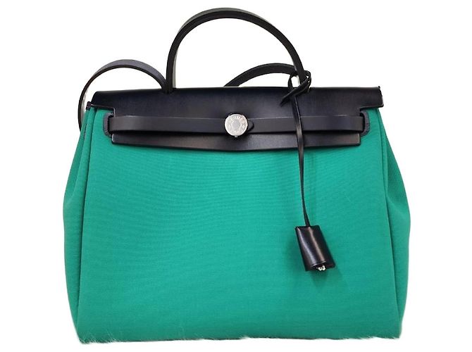 Hermès Herbag Couleur Verte Stamp