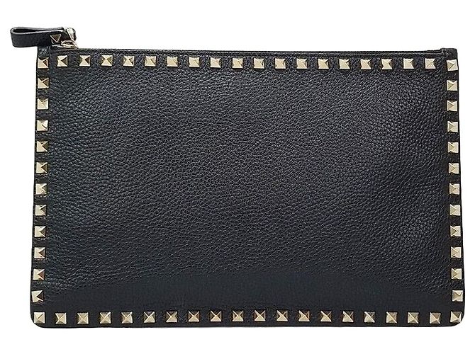 Valentino Borsa a pochette Rockstud Nero