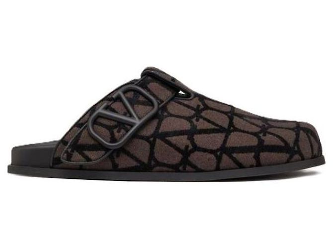 Valentino Mules monogram stamp: SBT Nero