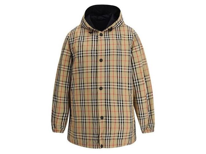 Burberry Wendbare Nylonjacke mit Karomuster Mehrfarben