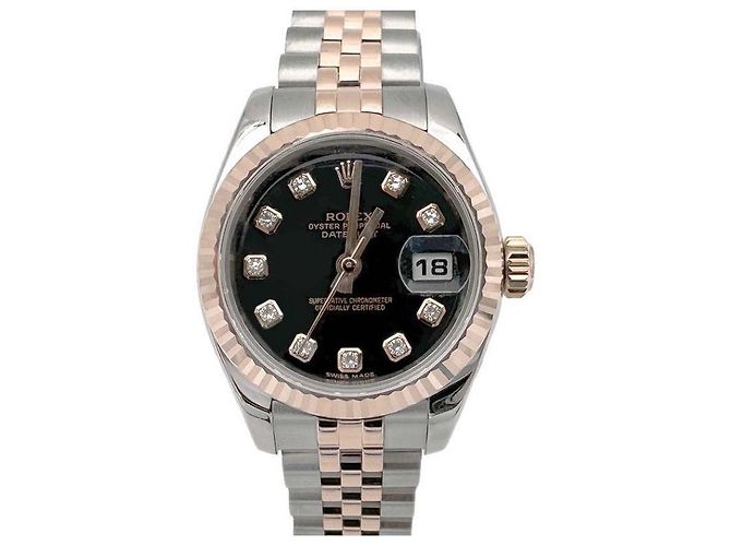 Rolex Orologio Datejust Combination Diamanti Rosa