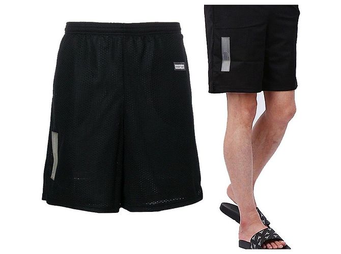 Off White Mesh Shorts Red