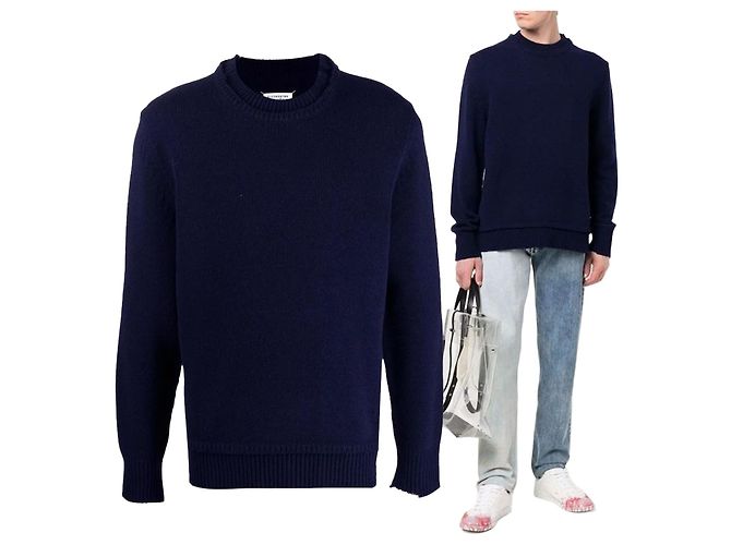 Maglione Maison Martin Margiela Nero in Tessuto