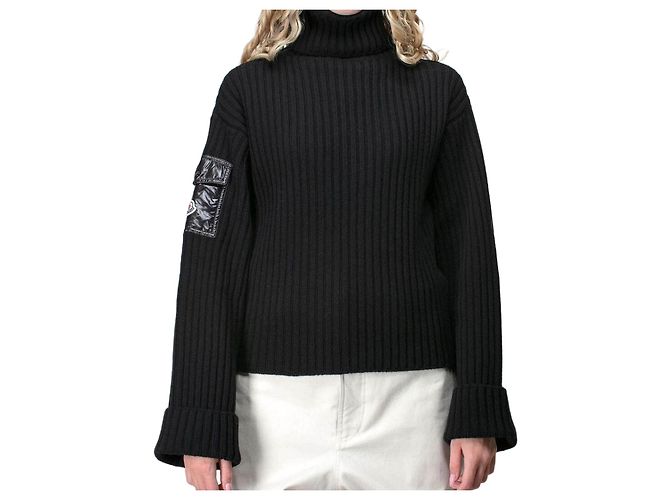 Moncler Tejido con Logo Negro 