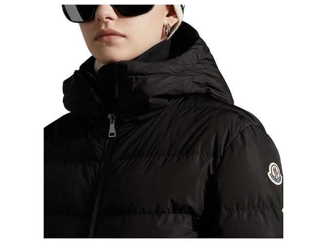 Moncler Long Down Jacket DOMBES Black