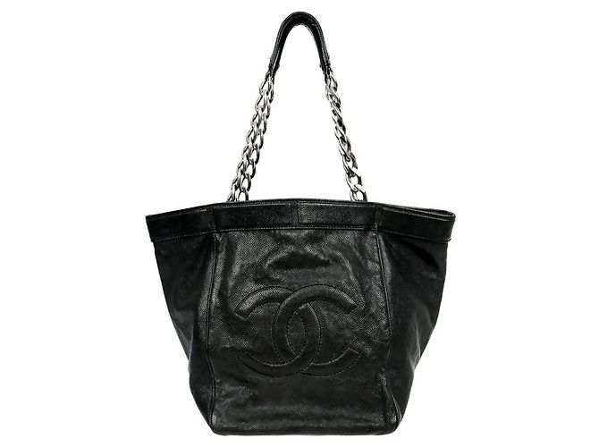 Chanel Borsa a tracolla Big CC Chain Nero