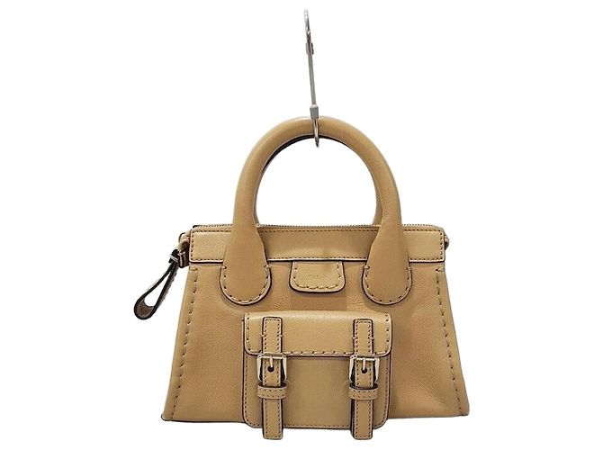 Chloé Edith Mini Tote Bag Silber 