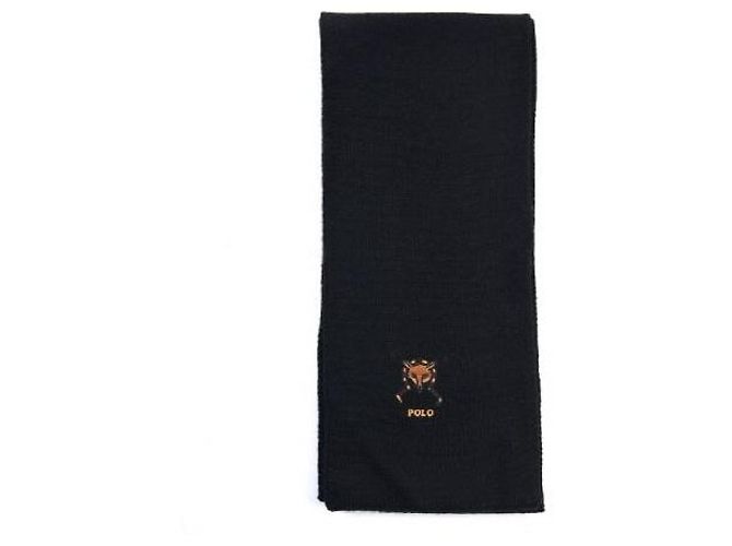 Ralph Lauren Fox Strickschal Schwarz