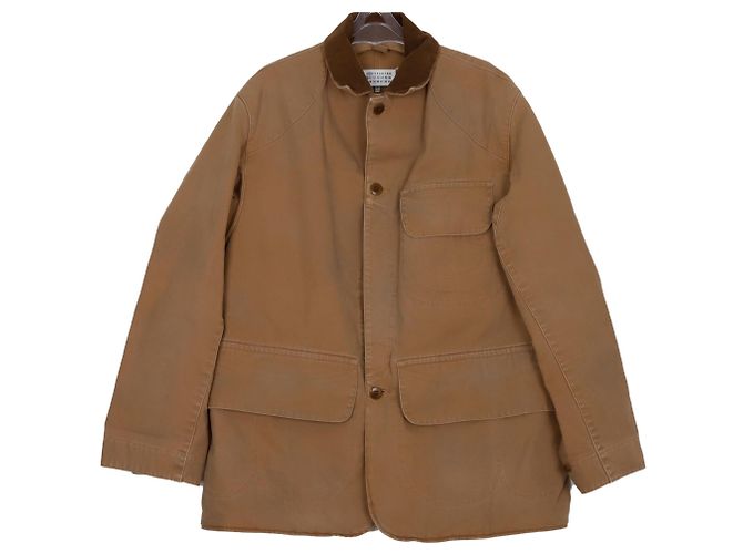 Maison Martin Margiela Multi-Pocket Corduroy Jacket Brown