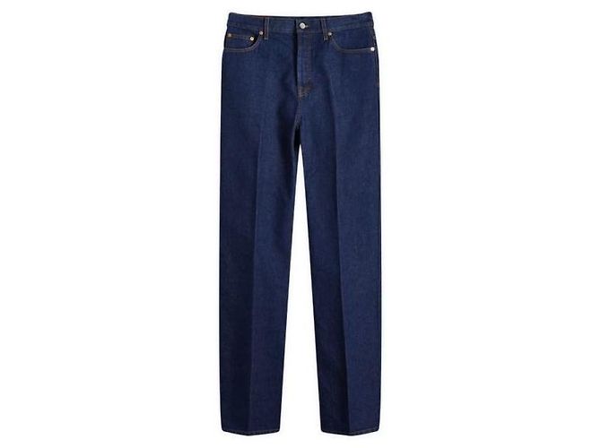 Gucci Laser Logo Denim Pants Black
