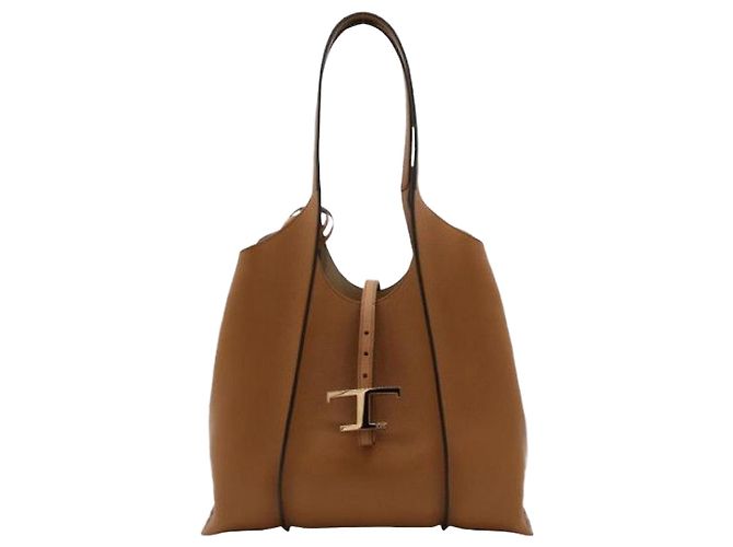 Tod's Saco Shopper Timeless Small Marrom