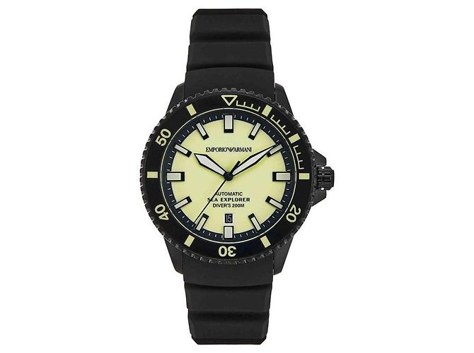 Armani (Sea Explorer) Diver Men's Urethane Watch Multiple colors
