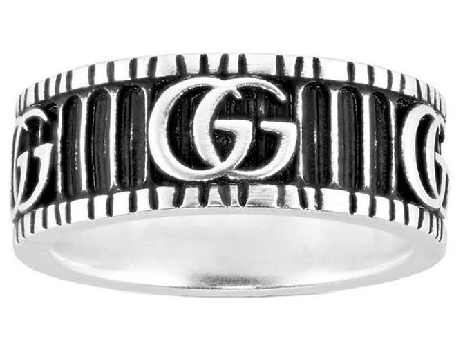 Gucci Bague Mamont GG Silver Multicolore