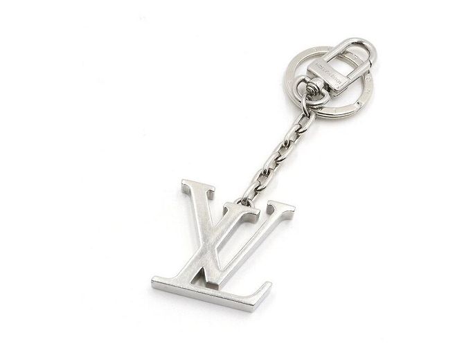Louis Vuitton Portachiavi Key Ring LV Initiales Argento
