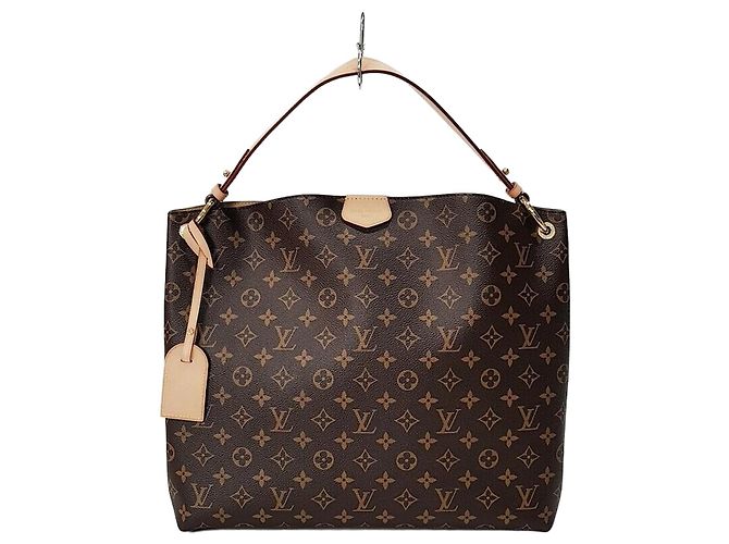Louis Vuitton Monogram Graceful MM Preto em Tecido