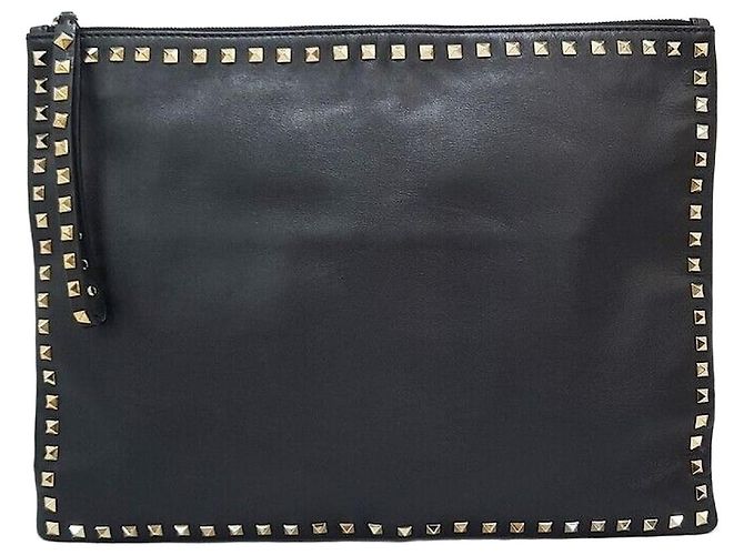 Valentino Pochette Rockstud Noir