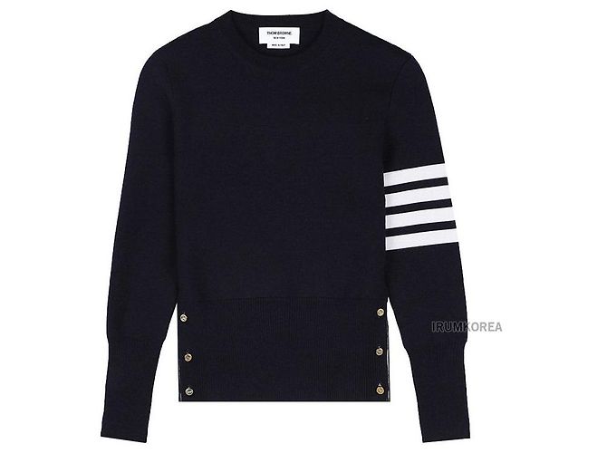 Thom Browne Stitch Strickpullover schwarz Damen