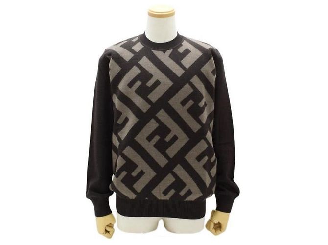 Fendi FF Wool Knit (stamp) APJK Braun