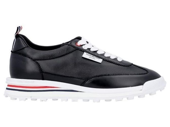 Thom Browne Baskets Soft Nappa RWB Tech Runner Noir