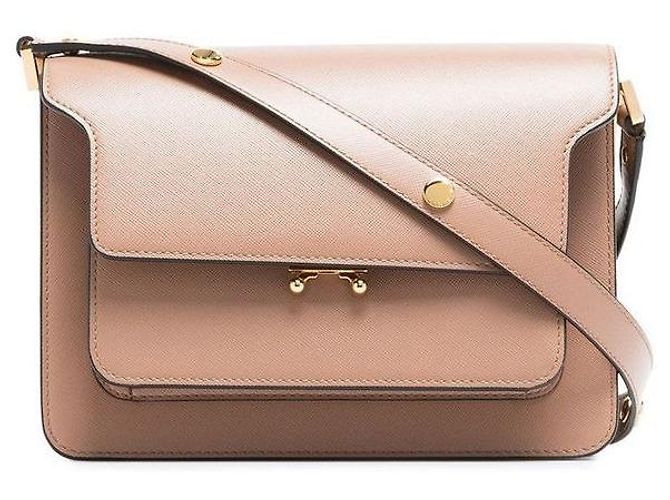 Marni Bolsa de Ombro Medium em Saffiano Multicor