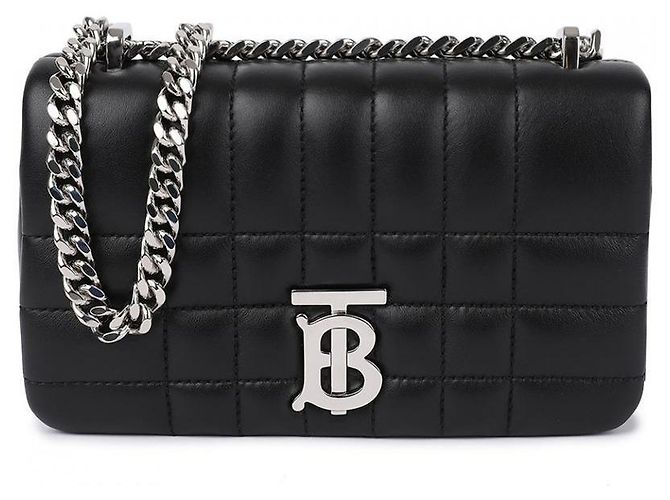 Burberry Mini sac Rolla en cuir matelassé Noir