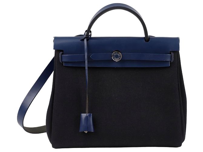Hermès Sac à main cabas Noir