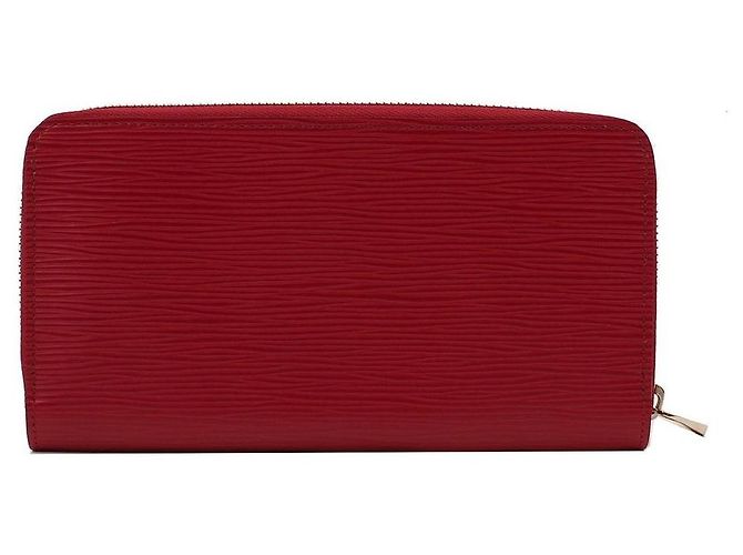 Louis Vuitton Epi Fuchsia Zippy Wallet Long Wallet Pink