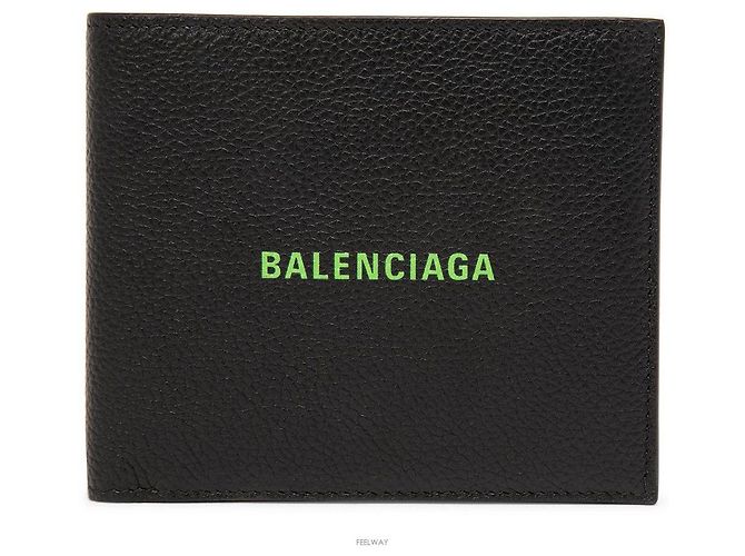 Balenciaga Cash Folded Wallet Black