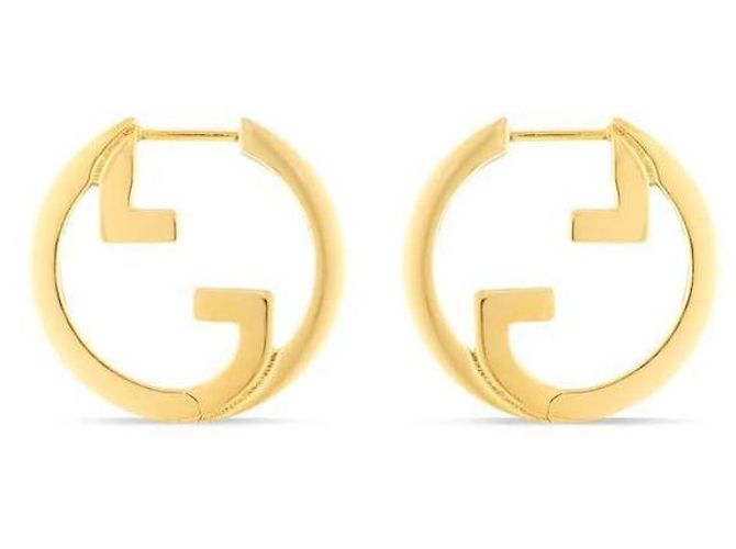 Gucci Orecchini a cerchio Blondi D'oro