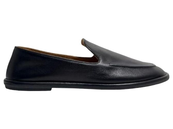 The row Mocassini Canal in pelle nera Nero