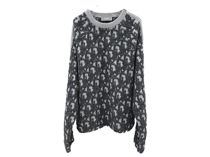 Dior Oblique Jacquard Strickpullover Mehrfarben 