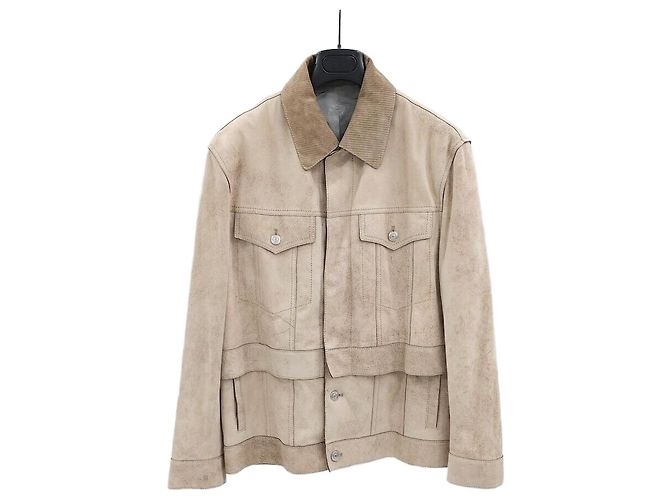 Dior Suede Blouson Jacket Orange