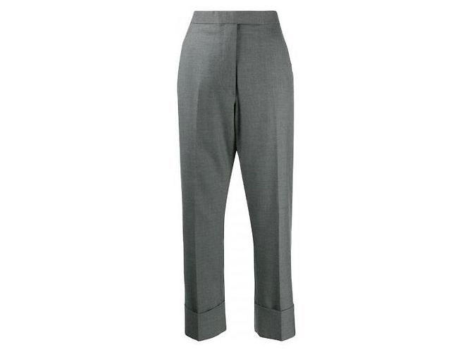 Thom Browne Classic Twill Wool Backstrap Hose Braun