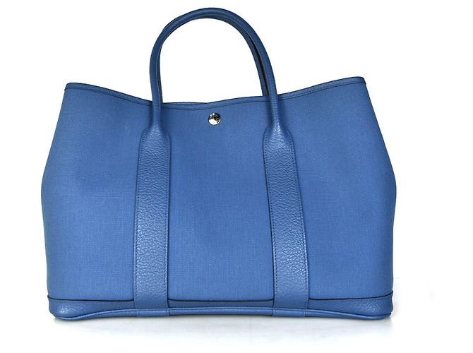 Hermès Sac cabas Garden Party Bleu