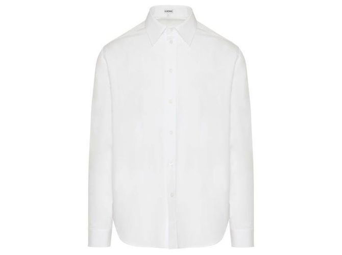 Loewe Camisa de algodón Blanco