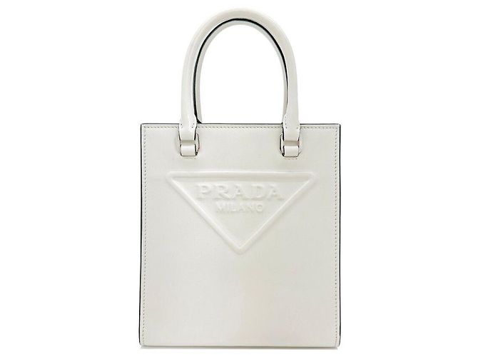 Prada Tote Bag mit besticktem Logo